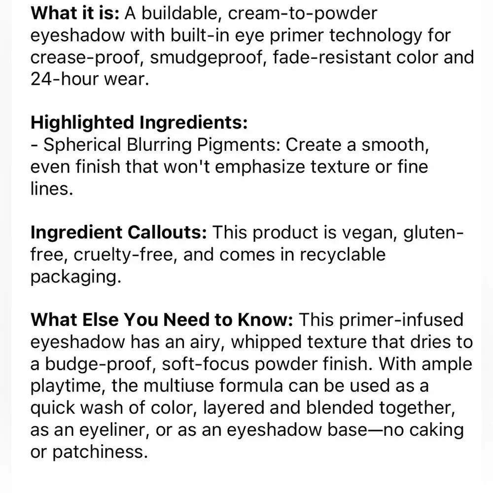 GXVE BY GWEN STEFANI Paint It Up Clean 24-Hr Cream Eyeshadow
